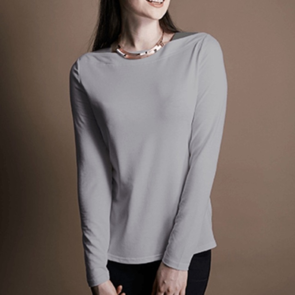 New without tags Elizabeth & Clarke The McCord tee - Heather gray, size 8
